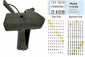 MONARCH MODEL 1115-04 PRICE MARKER