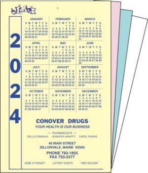 2025 WHOLE-YEAR-AT-A-GLANCE CALENDAR (FOR DRUGGIST)