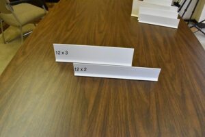 ADHESIVE BASE SHELF DIVIDER 12 x 2