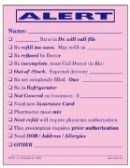 PRESCRIPTION ALERT FORM