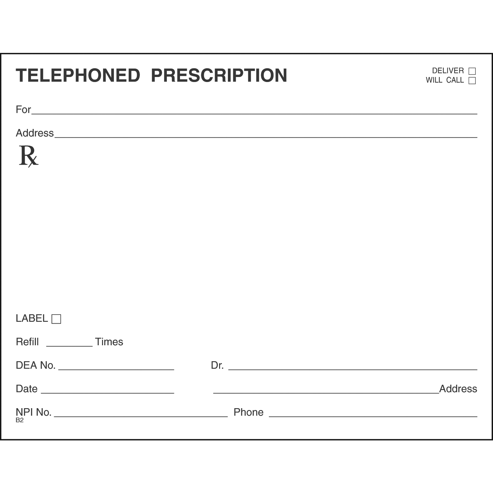 SINGLE STOCK PRESCRIPTION BLANKS - Colored Paper - Image 5