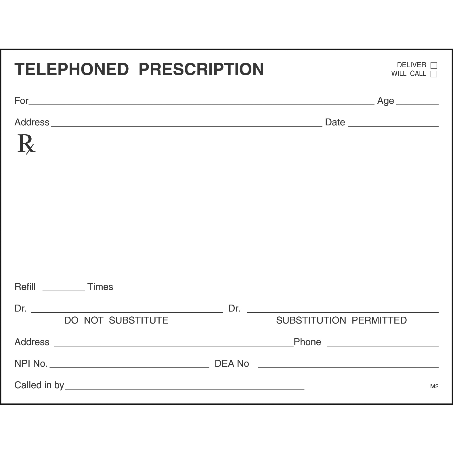 SINGLE STOCK PRESCRIPTION BLANKS - Colored Paper - Image 17