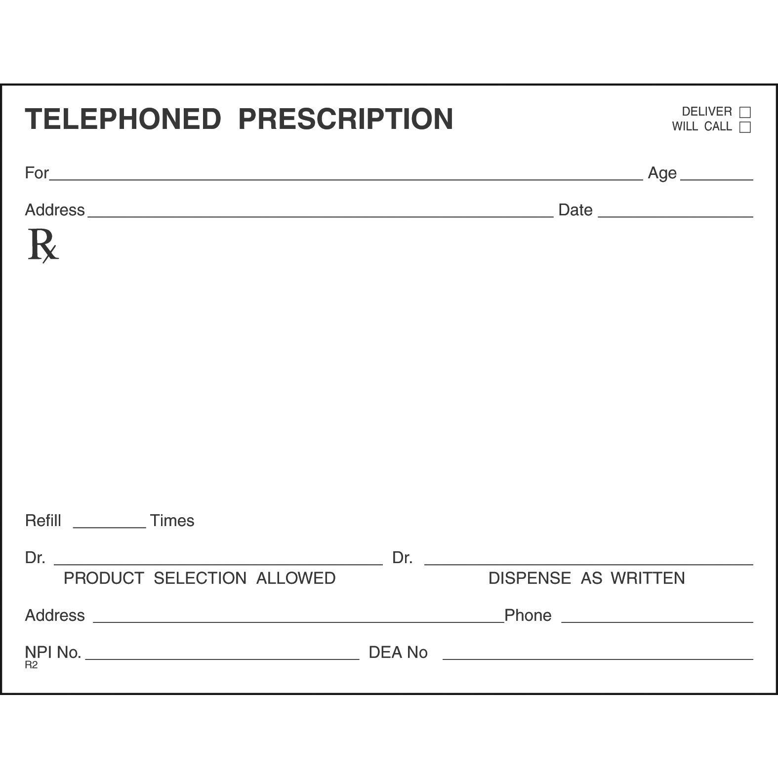 SINGLE STOCK PRESCRIPTION BLANKS - Colored Paper - Image 23