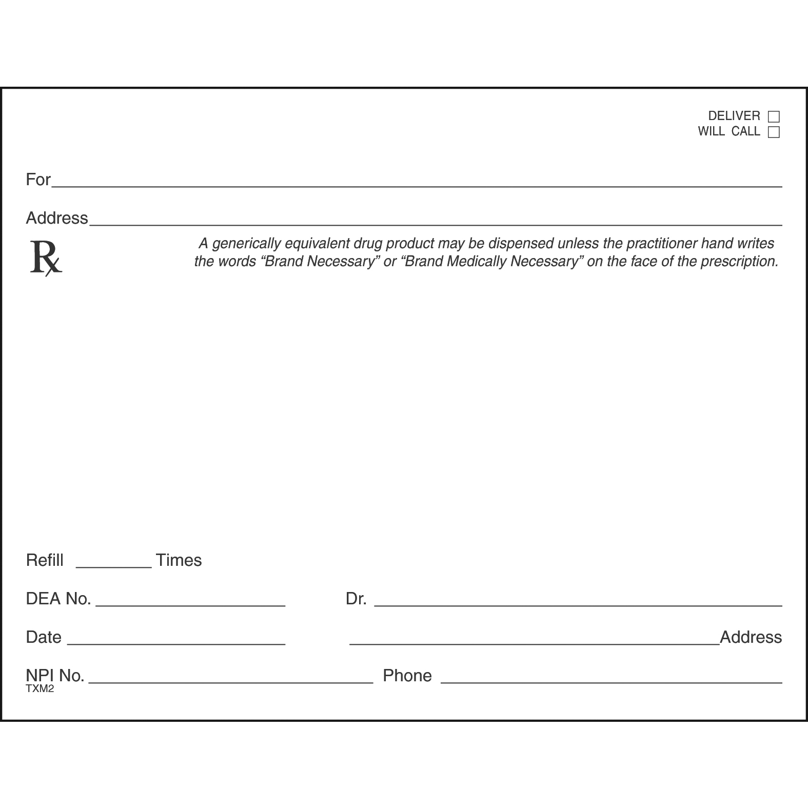 SINGLE STOCK PRESCRIPTION BLANKS - Colored Paper - Image 29